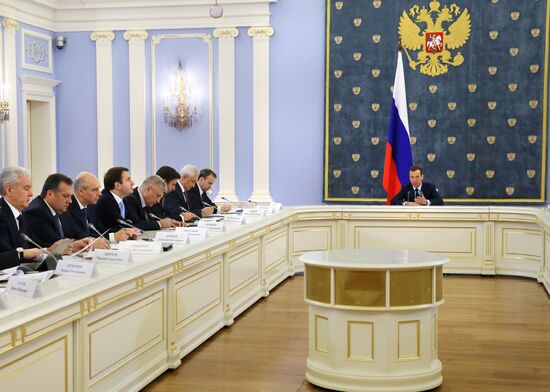 Премьер-министр РФ Д. Медведев провел заседание Правительственной комиссии по использованию информационных технологий