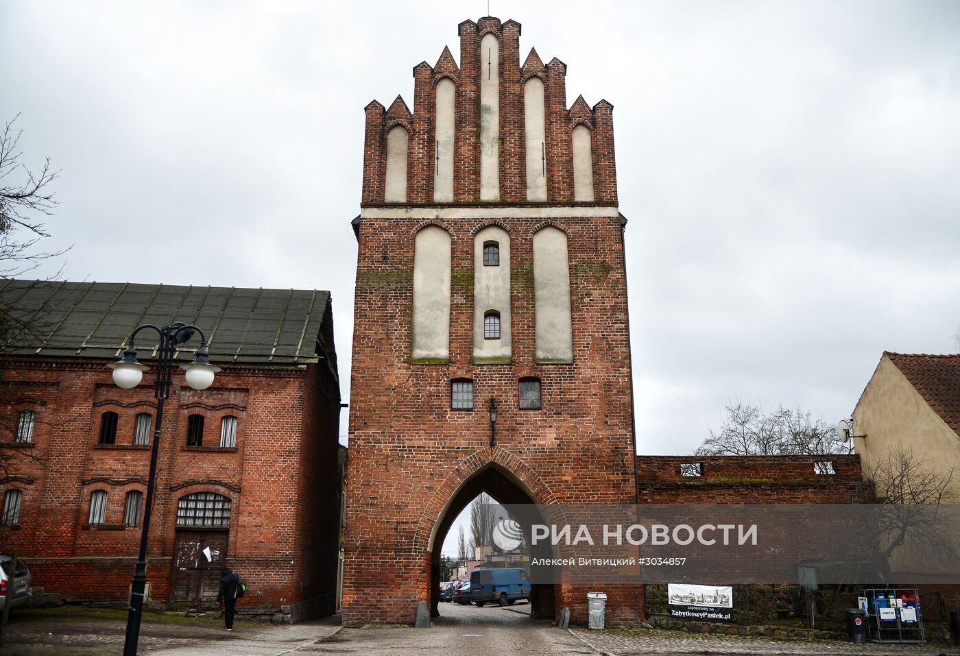 Замок города Пасленк в Польше