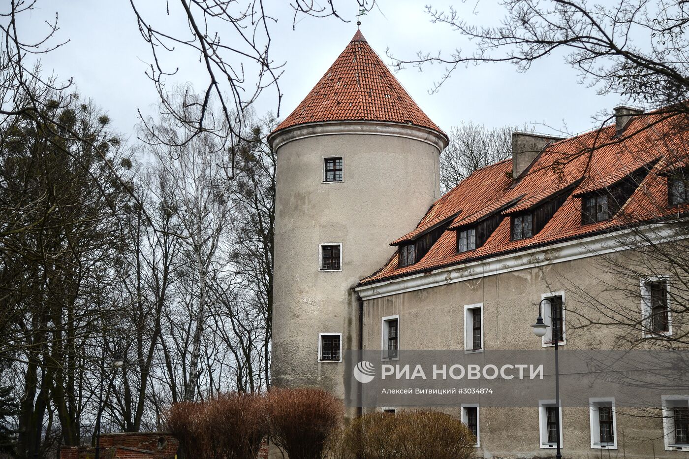 Замок города Пасленк в Польше