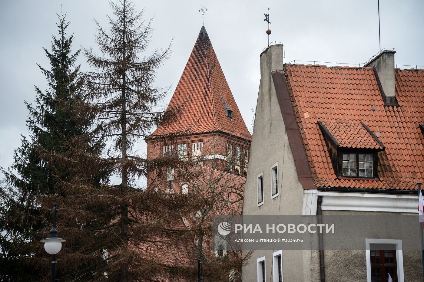 Замок города Пасленк в Польше