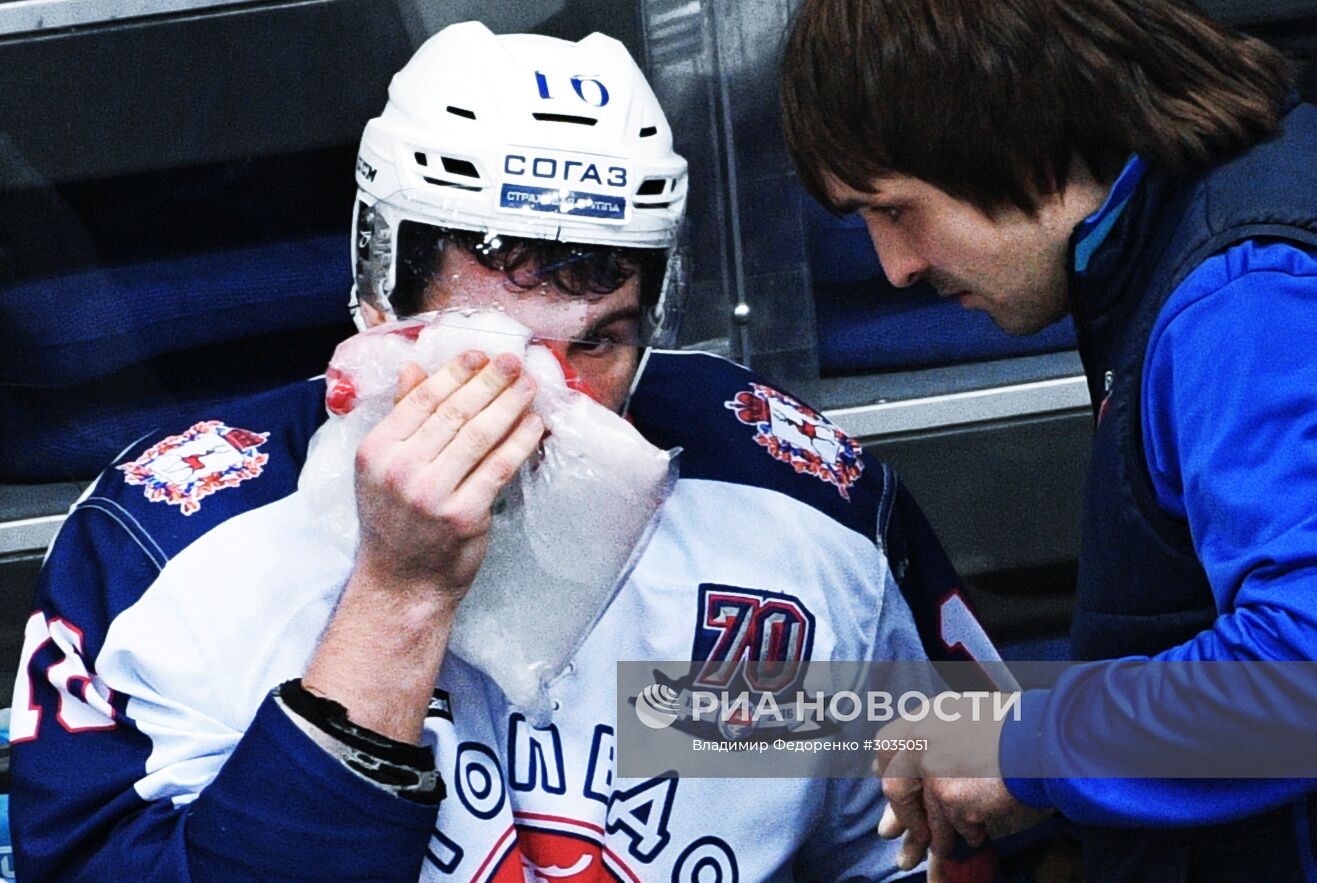 Хоккей. КХЛ. Матч "Динамо" (Москва) - "Торпедо"