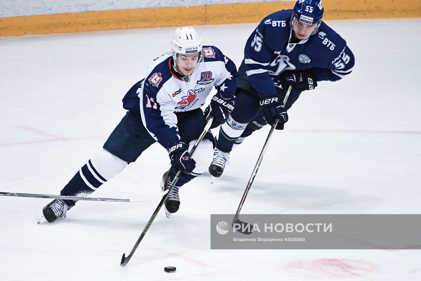 Хоккей. КХЛ. Матч "Динамо" (Москва) - "Торпедо"