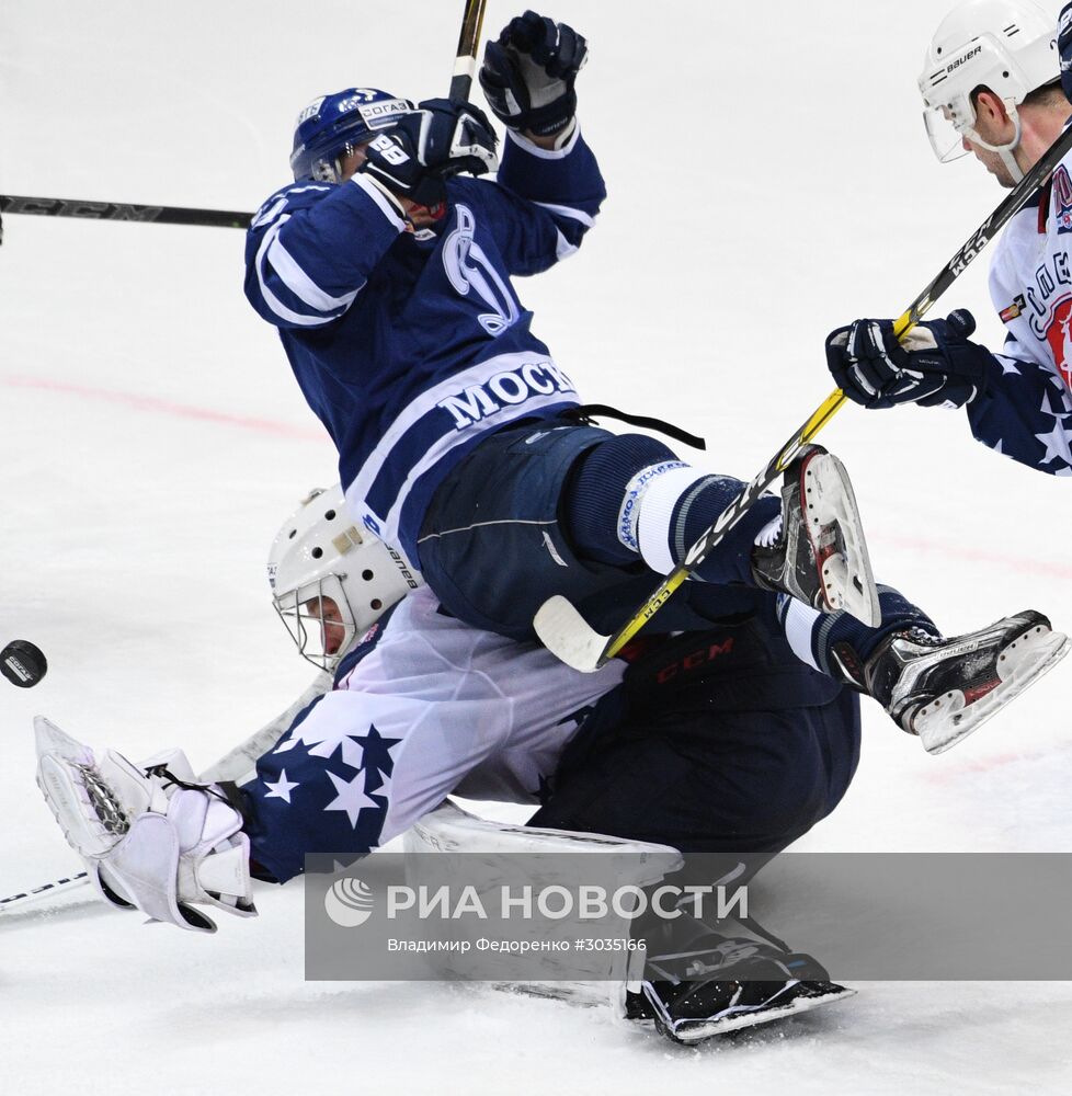 Хоккей. КХЛ. Матч "Динамо" (Москва) - "Торпедо"