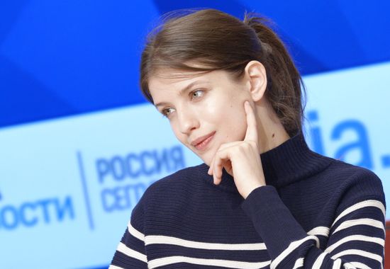 П/к съемочной группы и актеров фильма "О любви