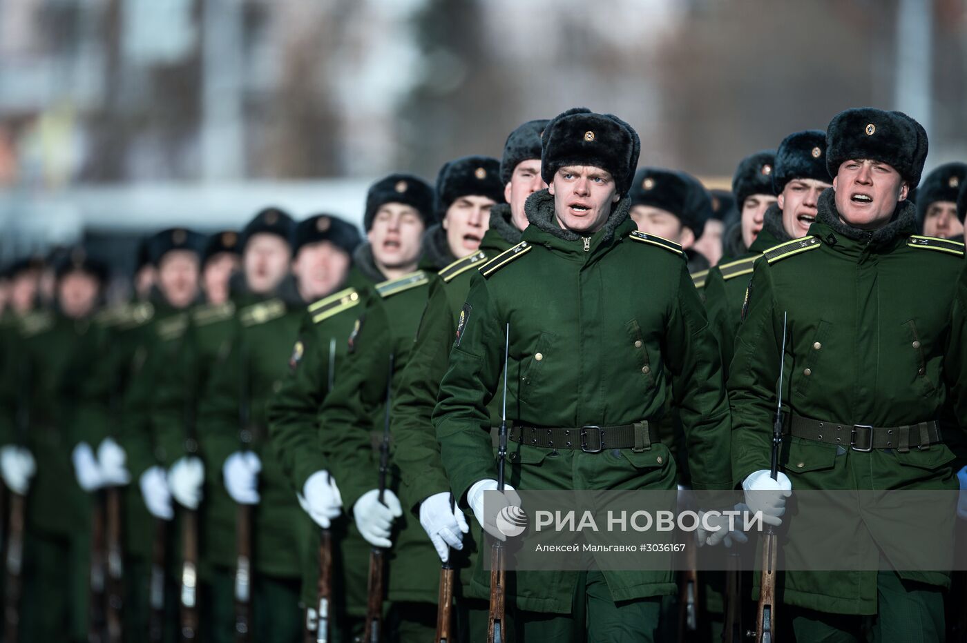 День защитника Отечества в городах России