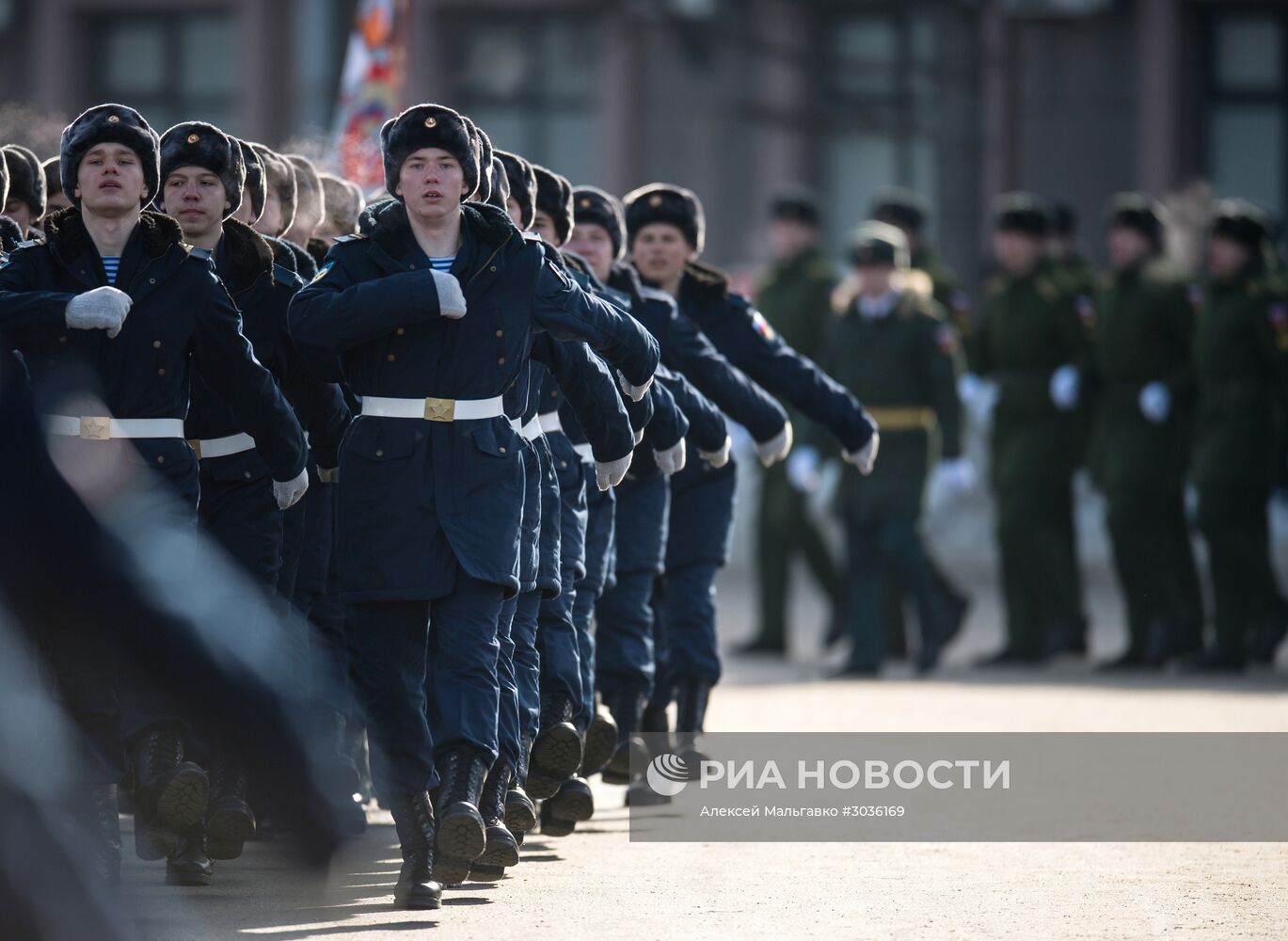 День защитника Отечества в городах России