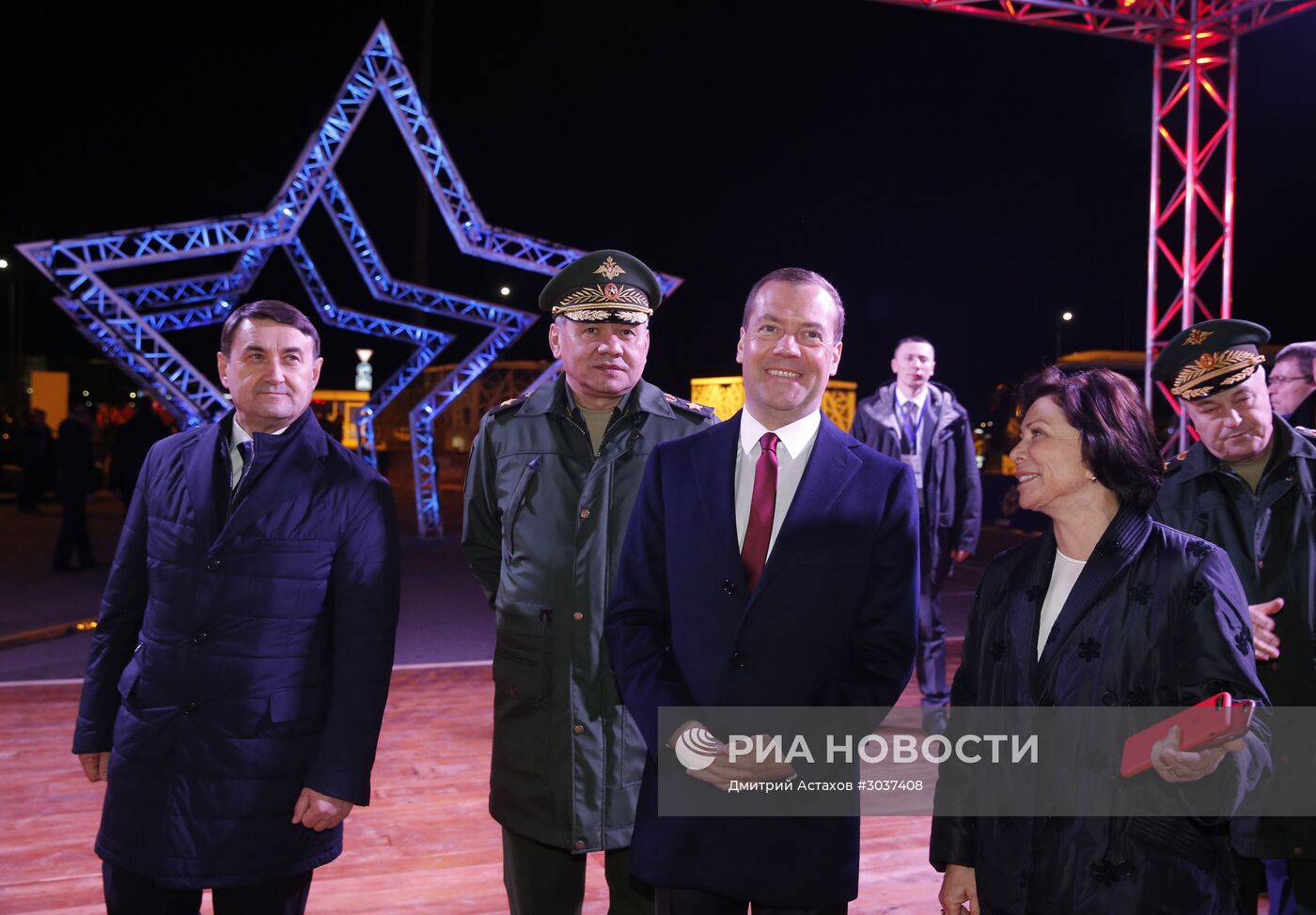 Премьер-министр РФ Д. Медведев принял участие в церемонии открытия III зимних Всемирных военных игр 2017 года