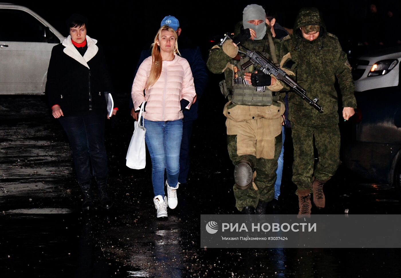 Н. Савченко приехала в ДНР для встречи с пленными силовиками