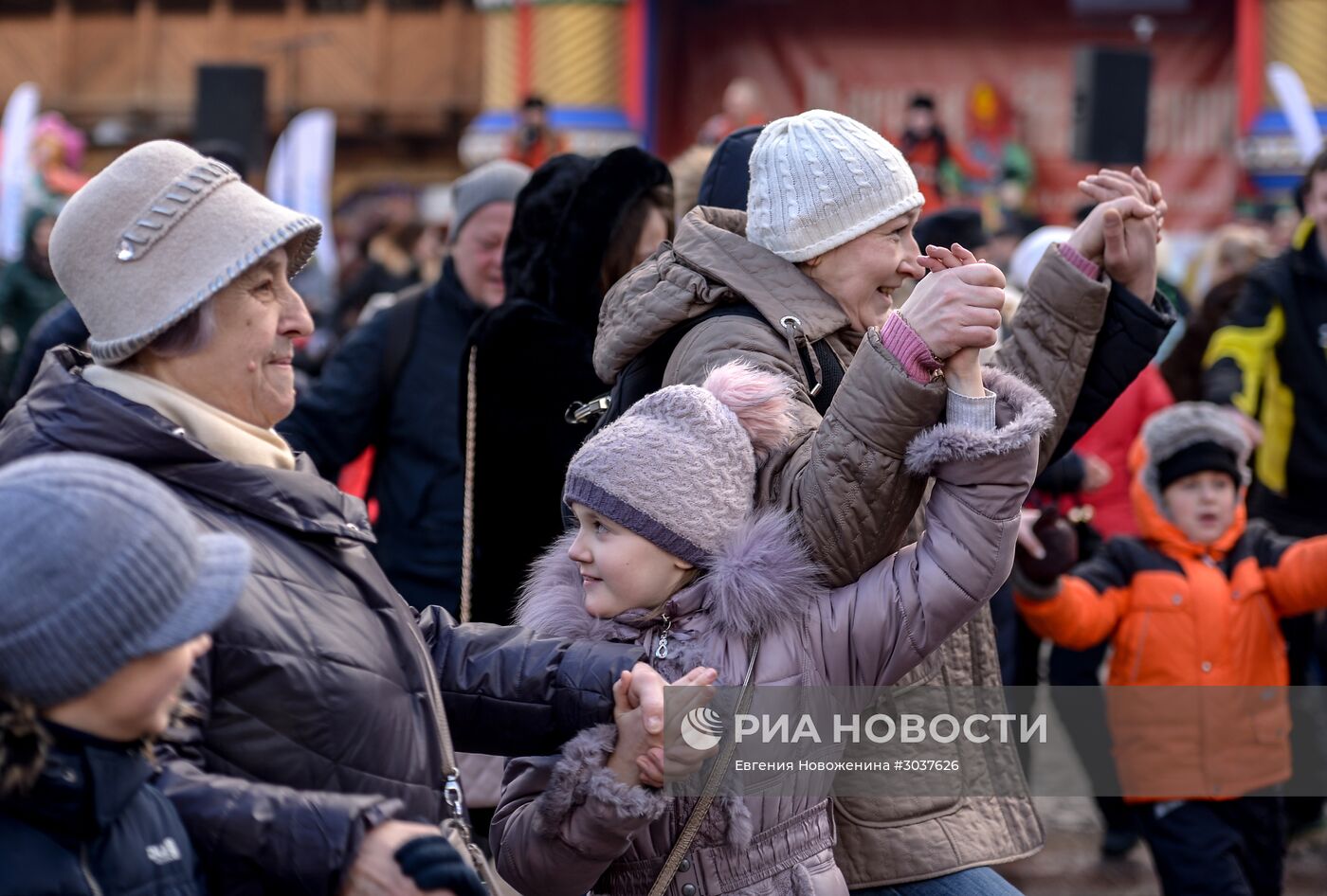 Масленичные гуляния в Москве