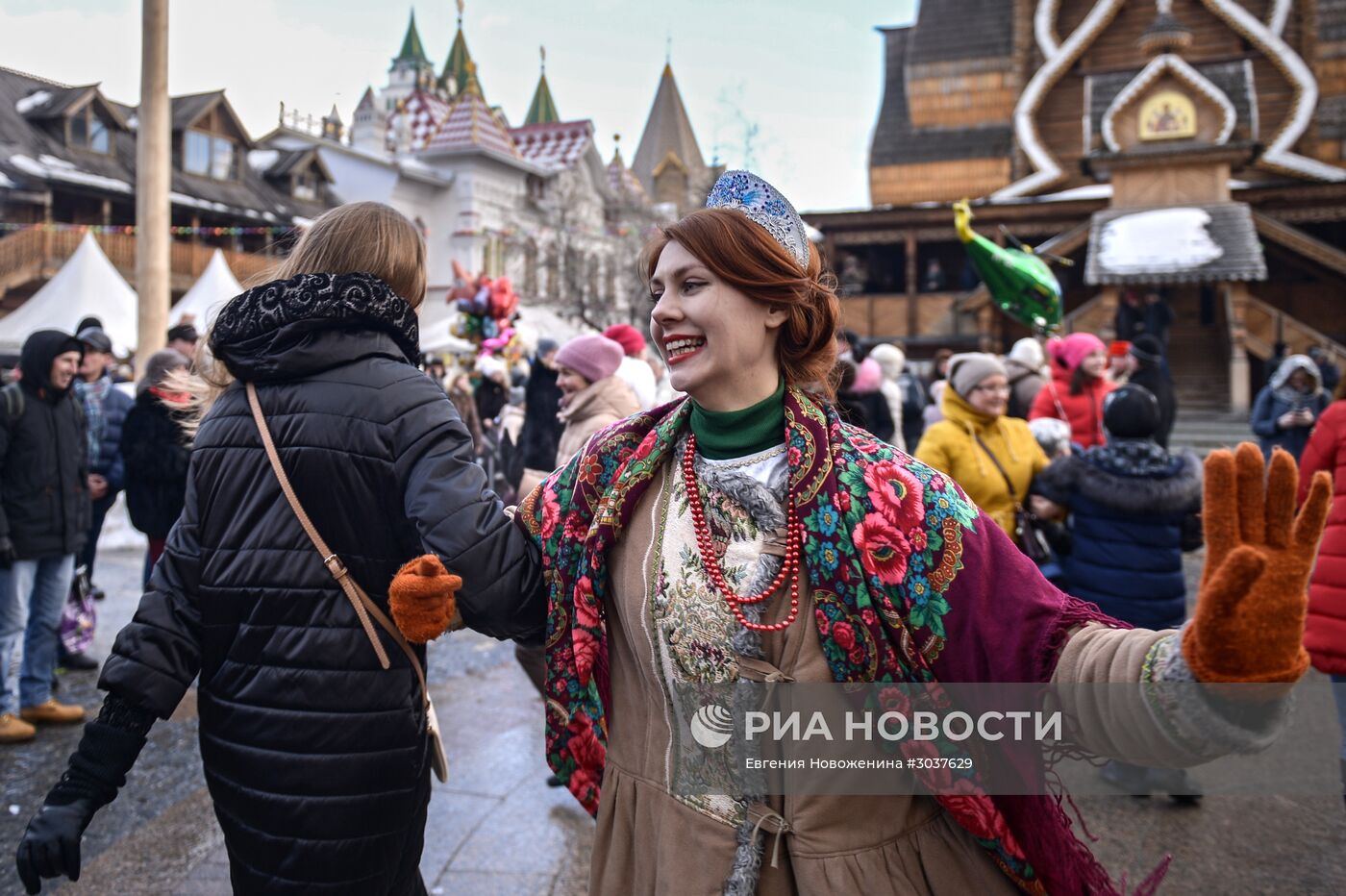 Масленичные гуляния в Москве