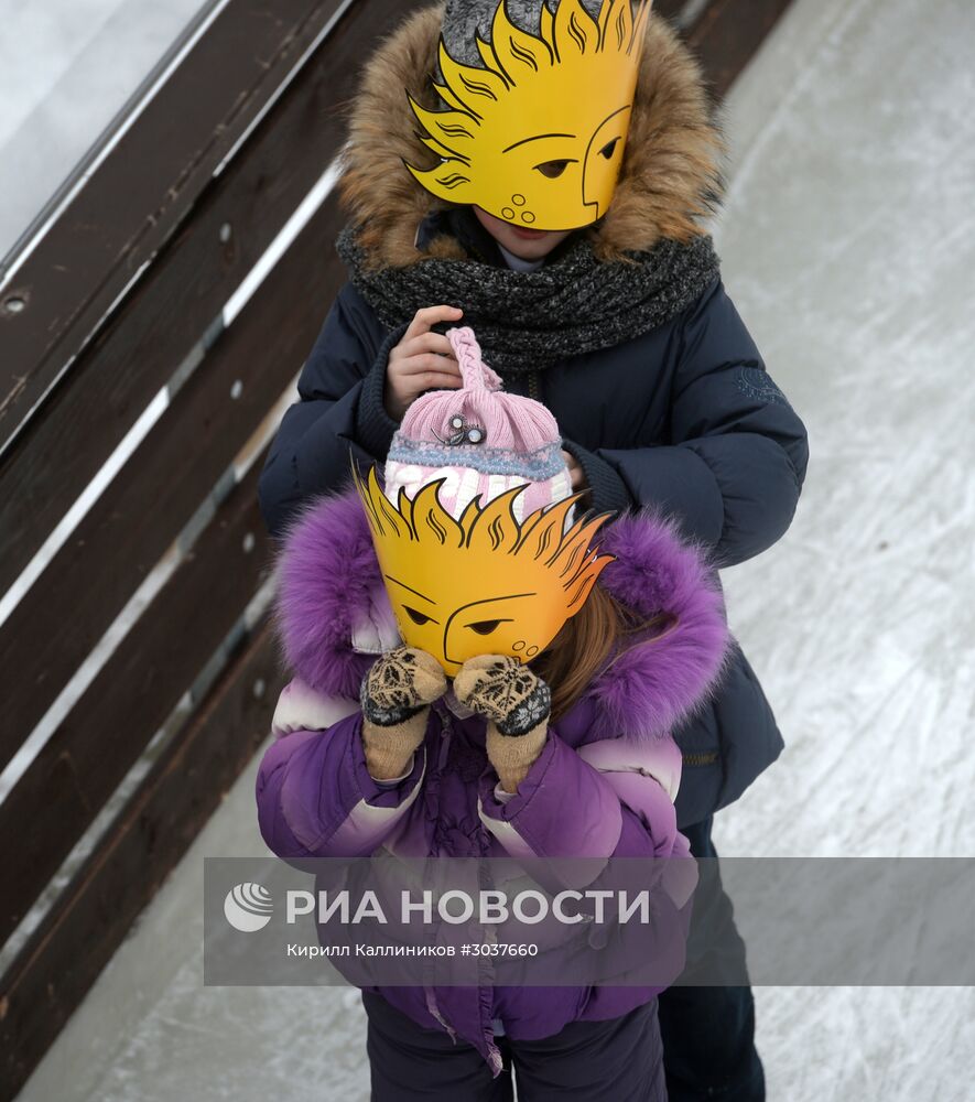 Масленичные гуляния в Москве