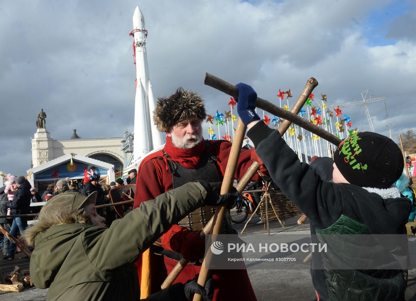 Масленичные гуляния в Москве