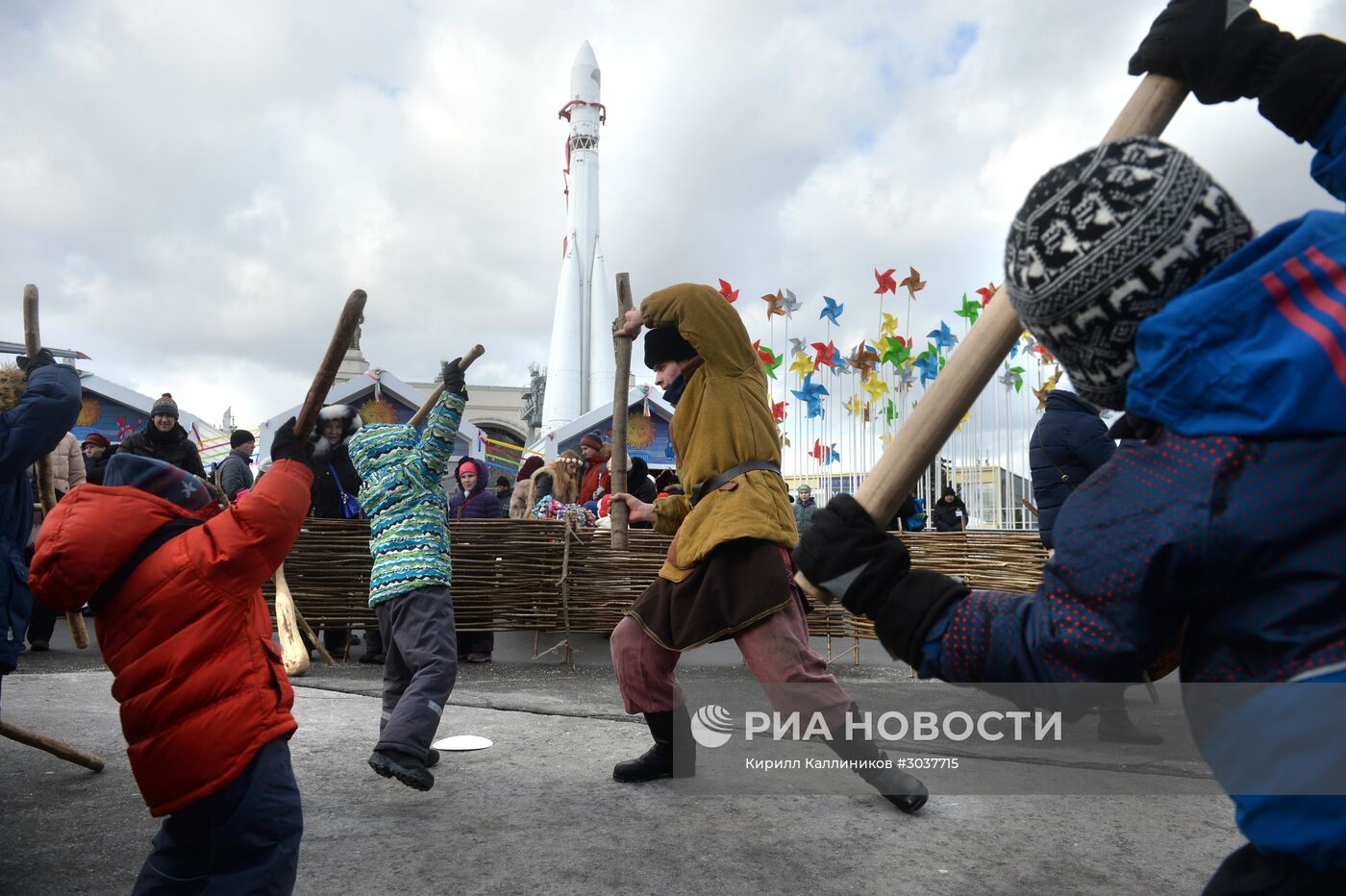 Масленичные гуляния в Москве