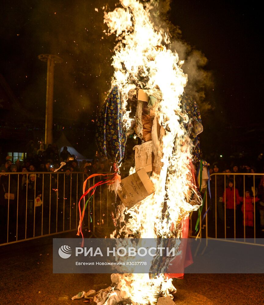 Масленичные гуляния в Москве