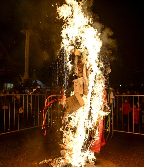 Масленичные гуляния в Москве