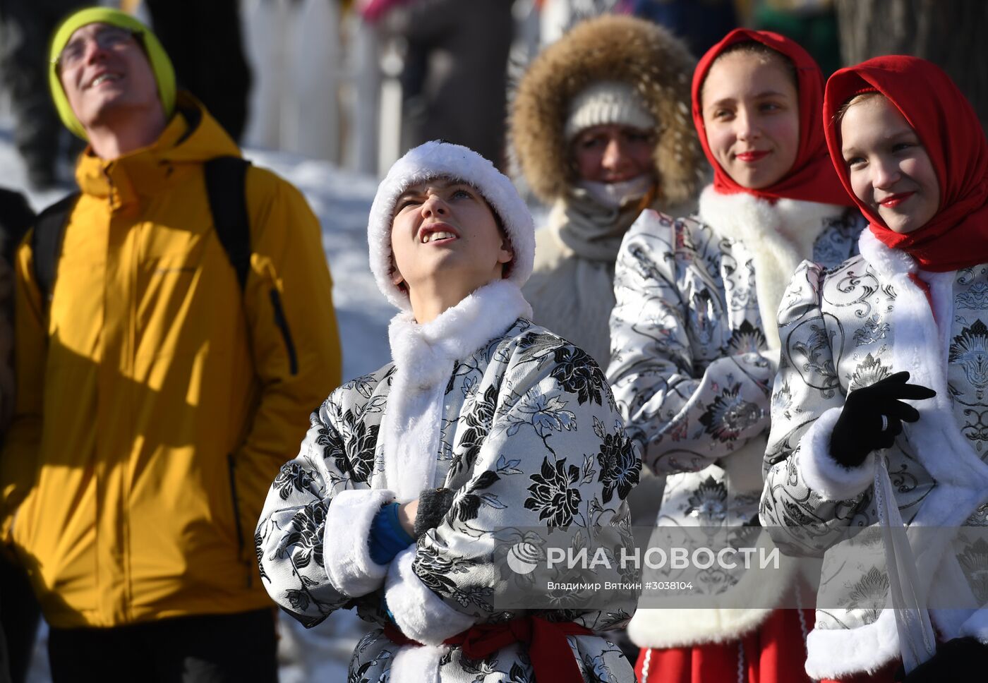 Празднование Масленицы в городах России