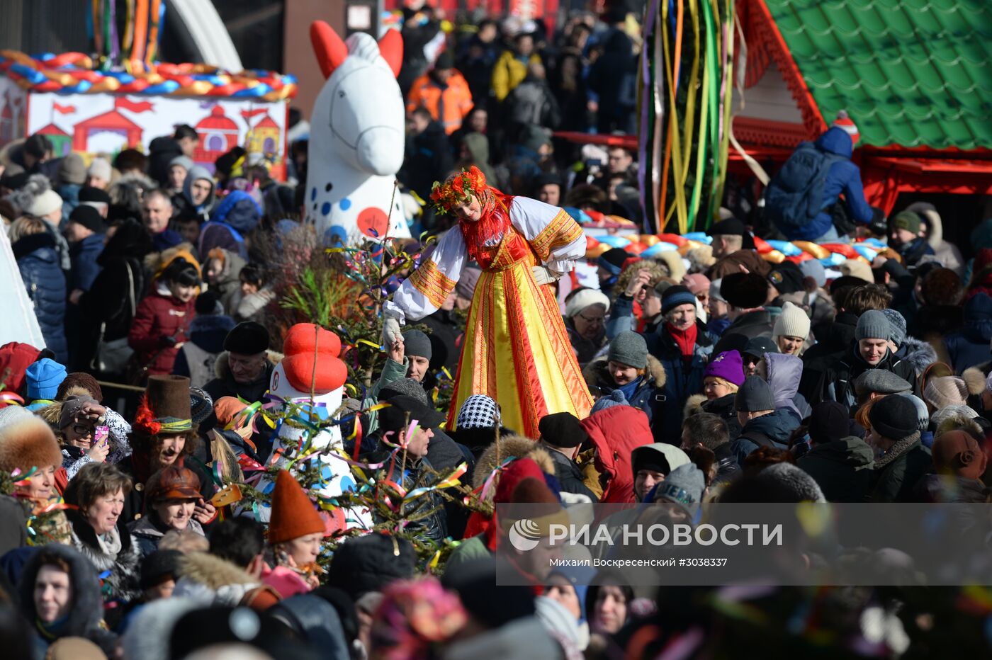 Масленичные гуляния в Москве