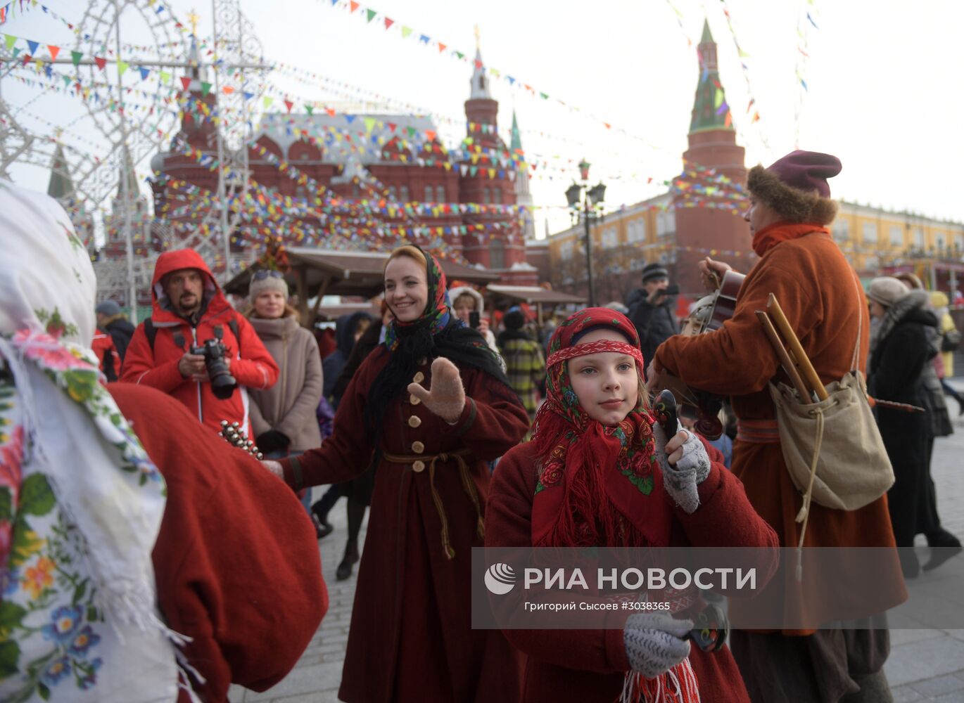 Масленичные гуляния в Москве