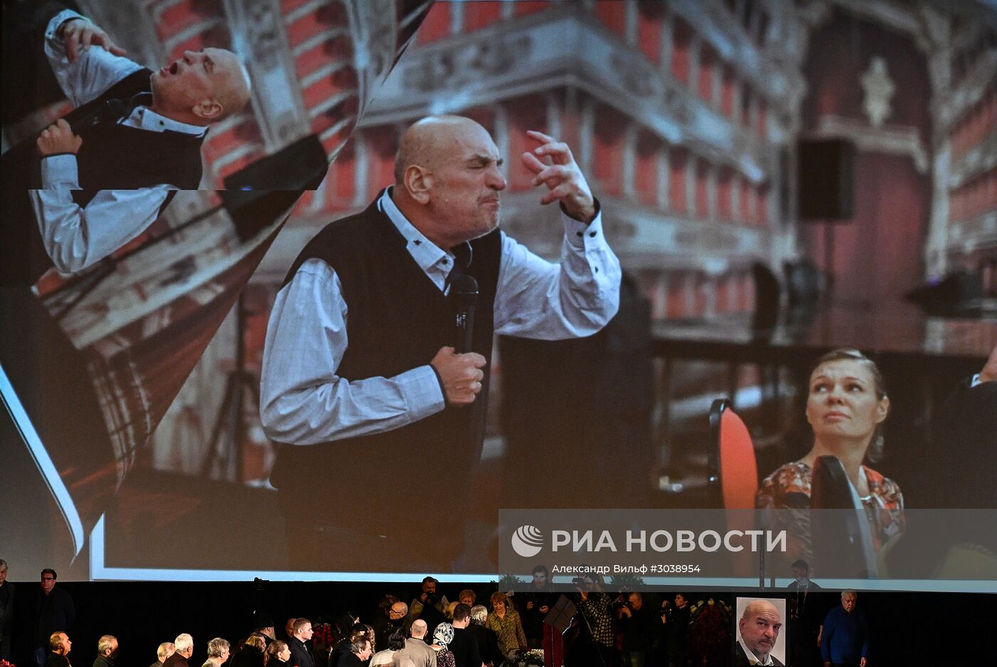 Прощание с актером Алексеем Петренко в Доме кино