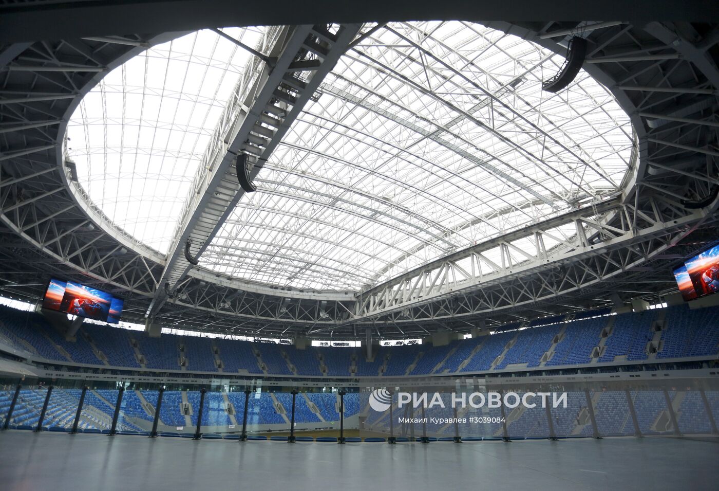 Визит комиссии ФИФА на стадион "Крестовский"