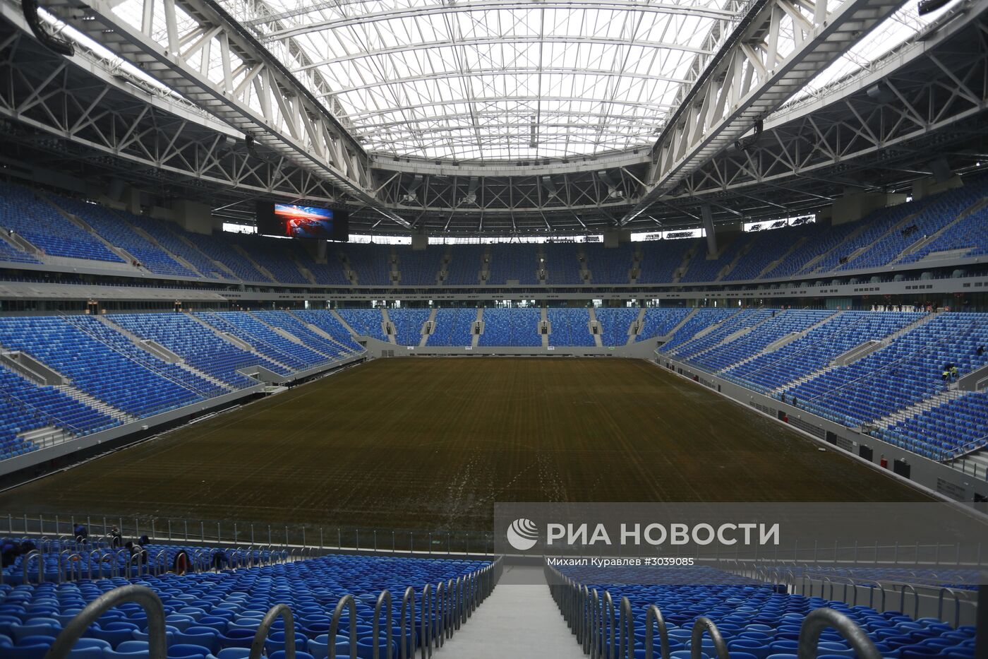 Визит комиссии ФИФА на стадион "Крестовский"