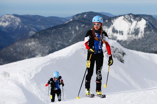 III Всемирные зимние военные Игры. Ски-альпинизм. Женщины. Командная гонка