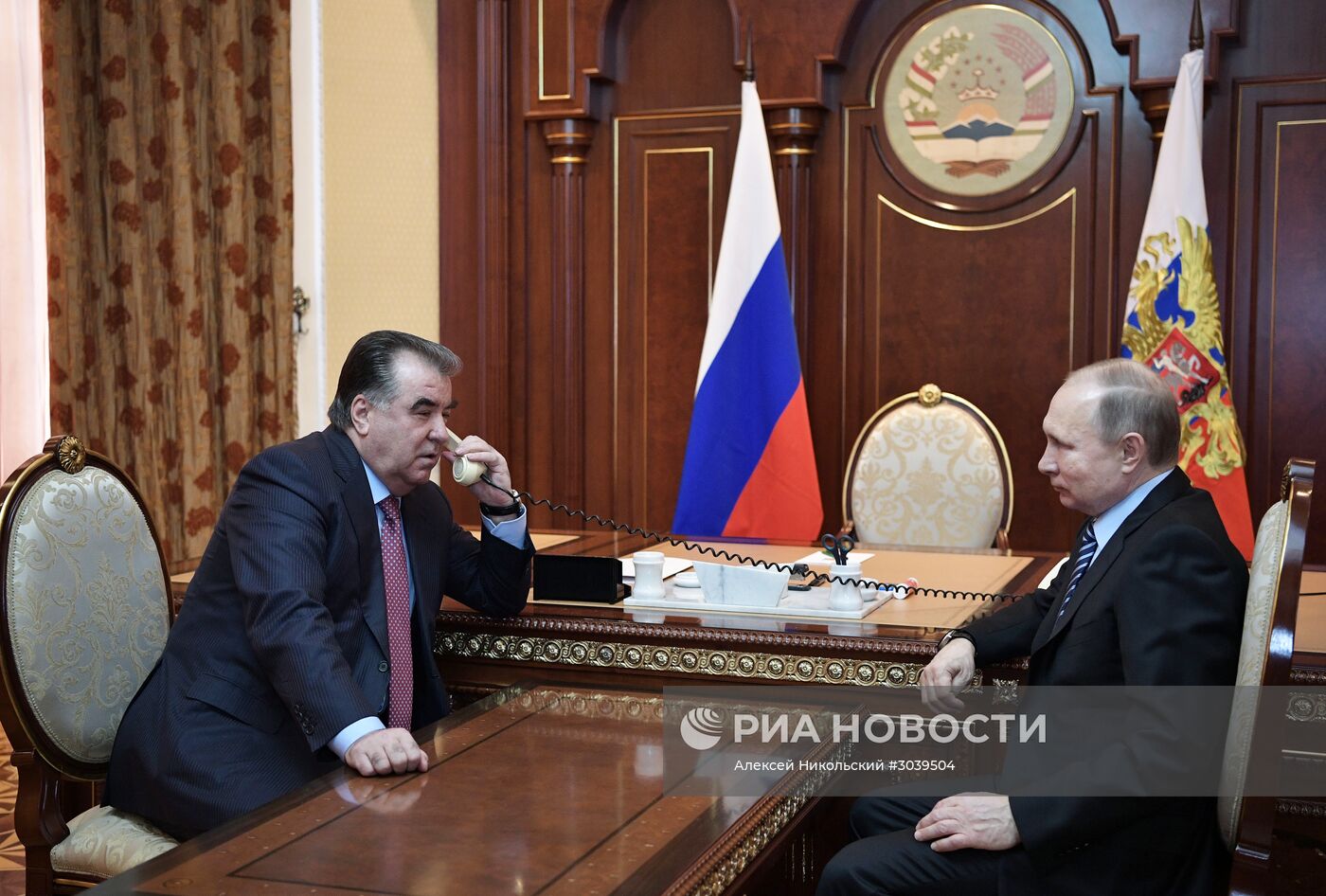 Официальный визит президента РФ В. Путина в Таджикистан. День второй