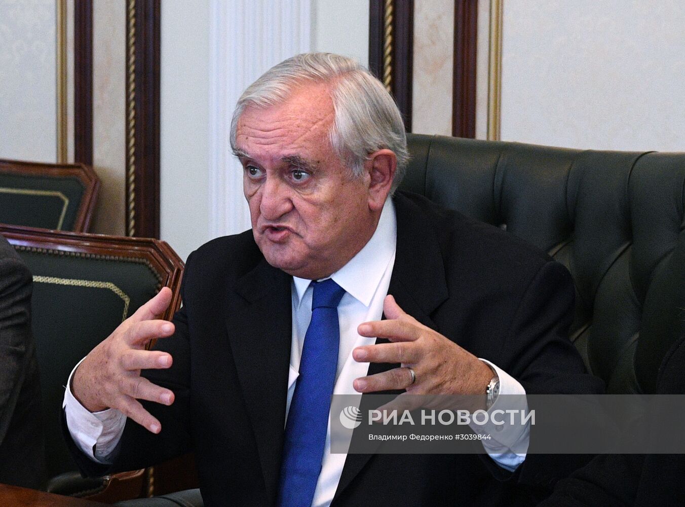 Встреча председателя Совета Федерации В.Матвиенко с Жан-Пьером Раффареном