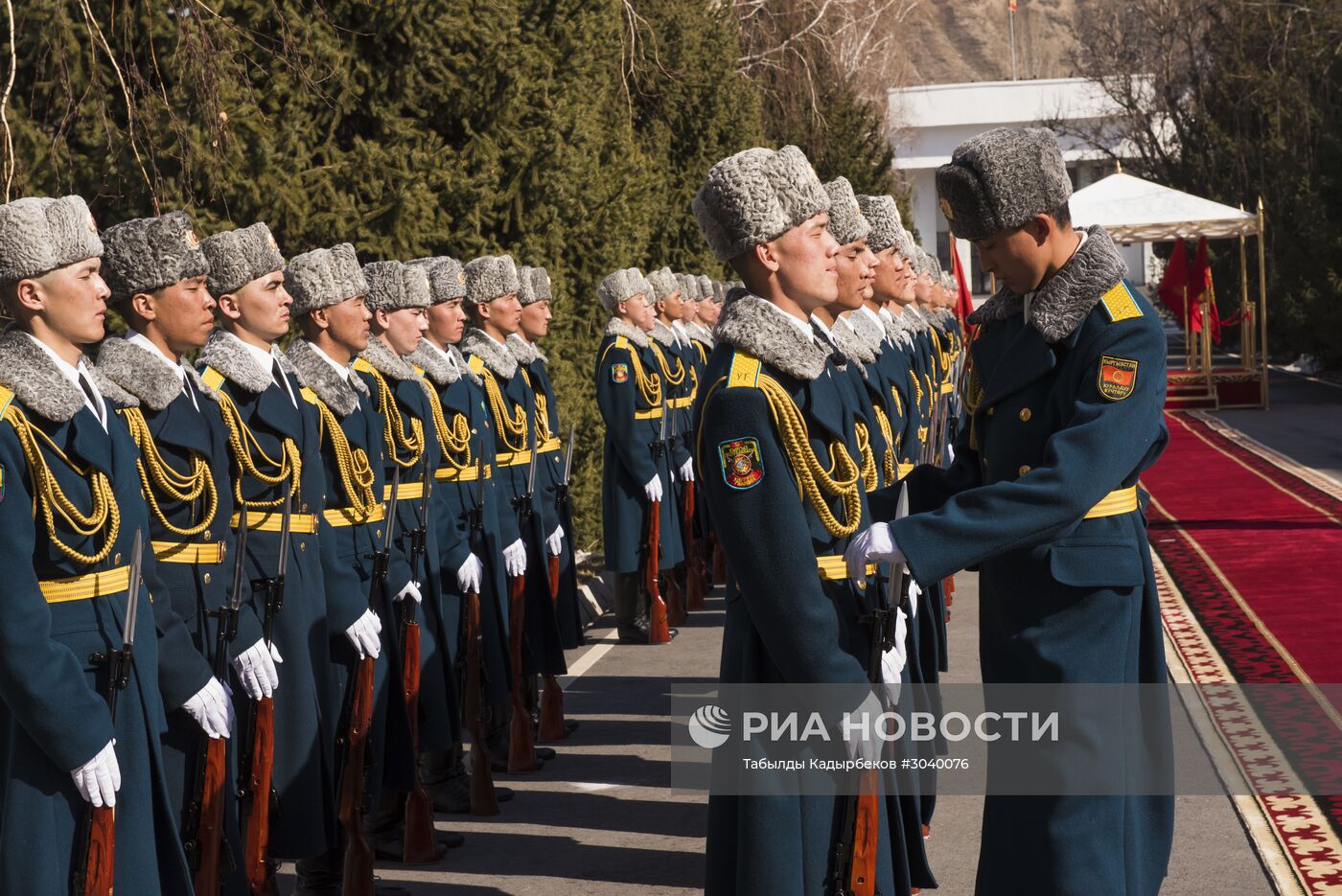 Официальный визит президента РФ В. Путина в Киргизию