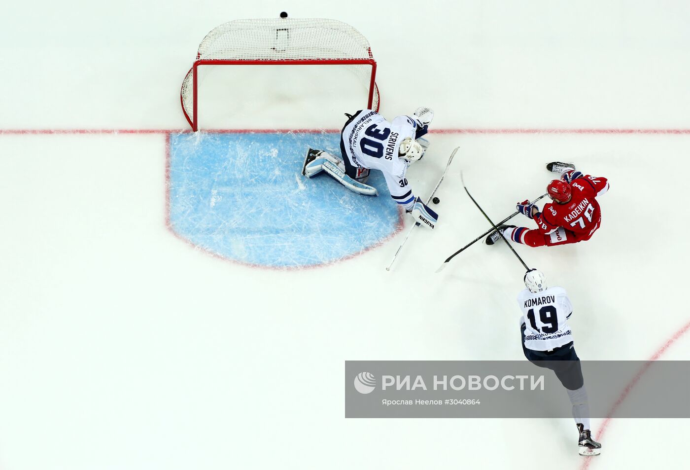 Хоккей. КХЛ. Матч "Локомотив" - "Динамо" (Минск)