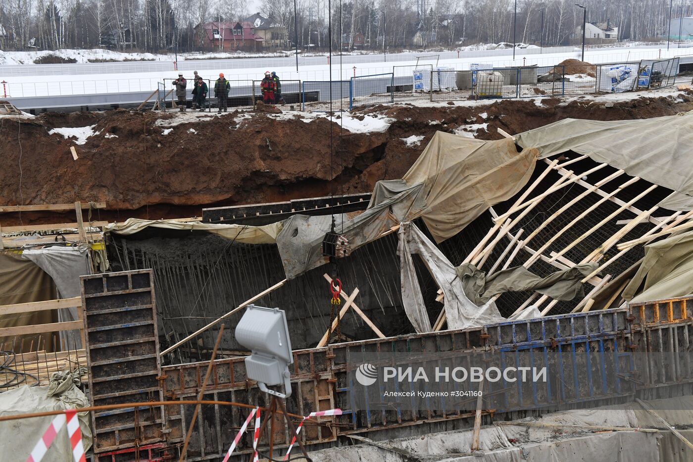 Обрушение строящегося тоннеля на Калужском шоссе