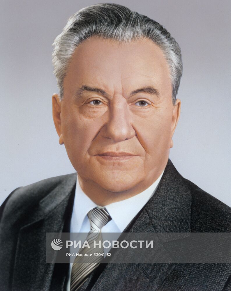 Первый секретарь Компартии Казахстана Д.А.Кунаев