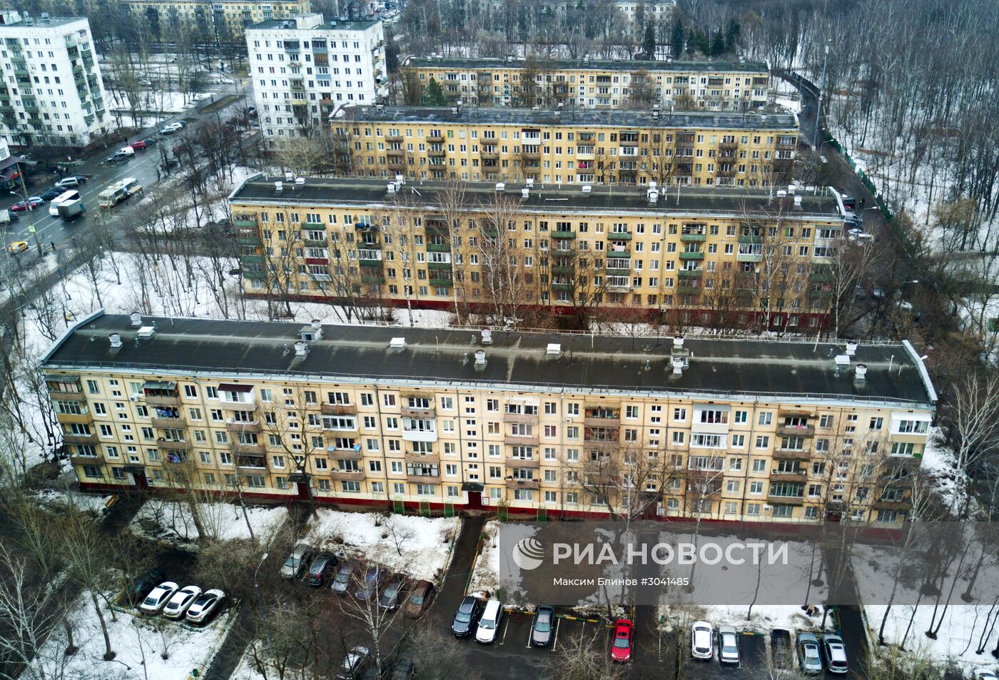 Пятиэтажные дома в Москве