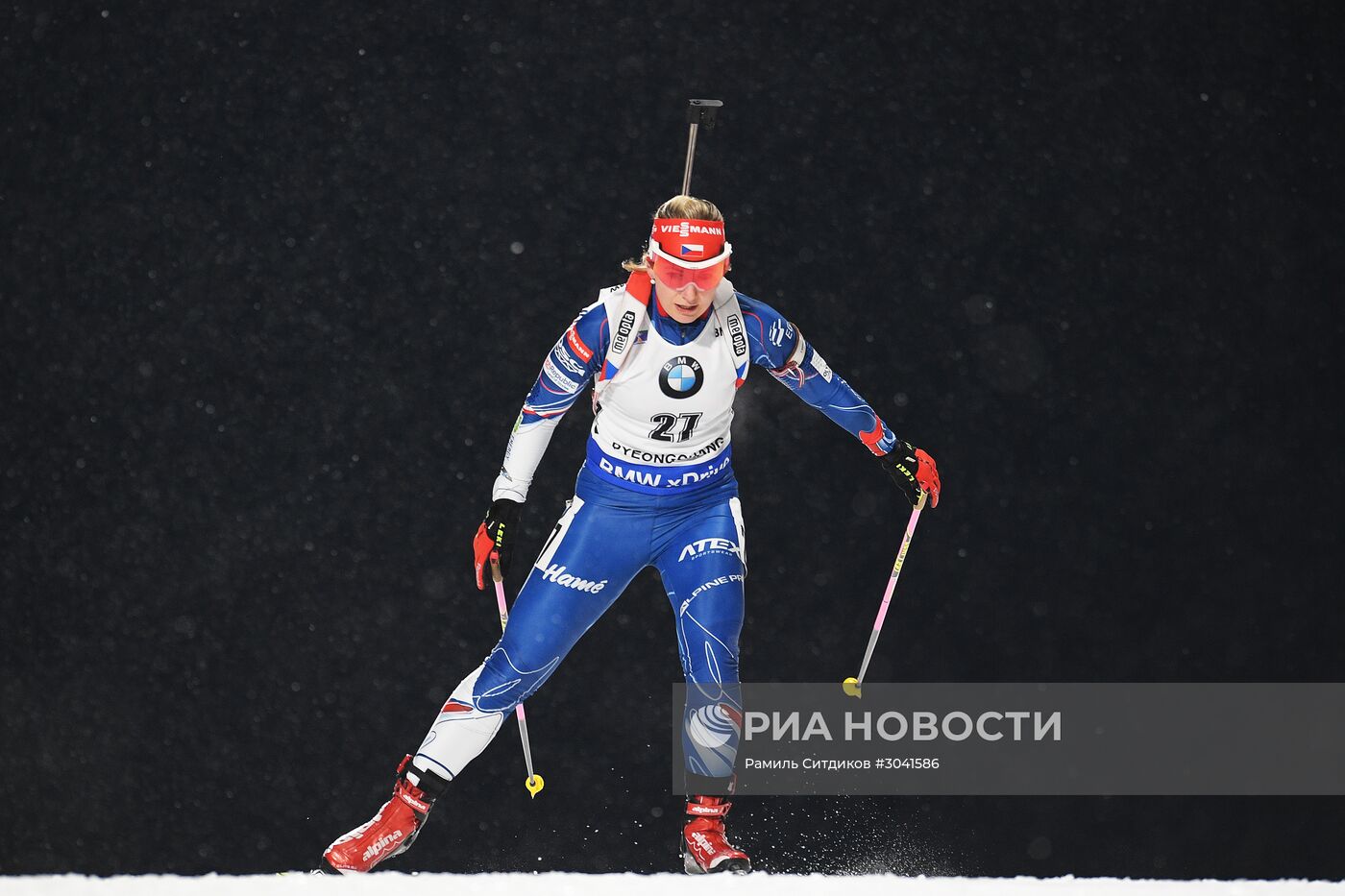 Биатлон. VII этап Кубка мира. Спринт. Женщины