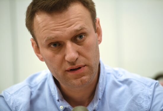 А. Навальный выступил на радиостанции "Эхо Москвы"