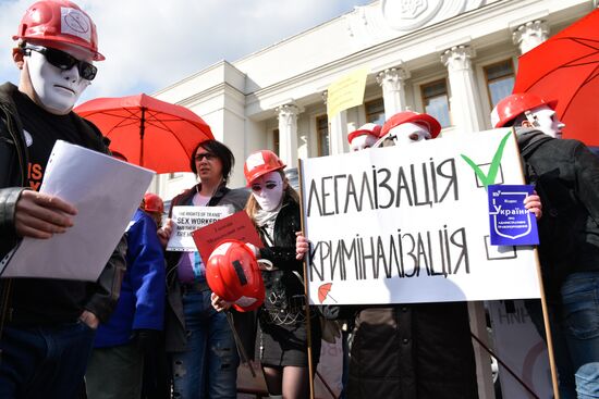 Митинг за легализацию проституции на Украине