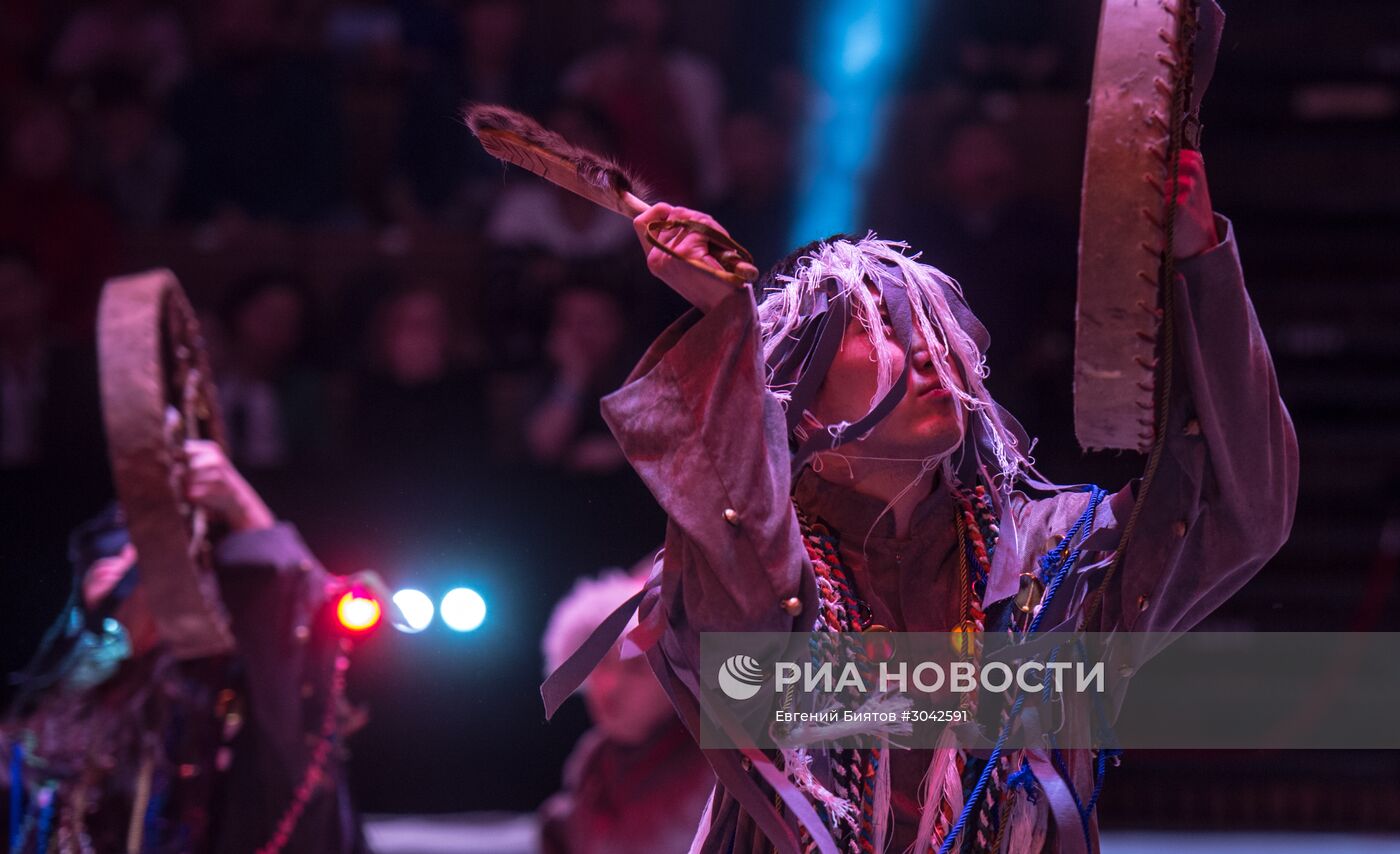 Празднование Сагаалгана в Большом Московском Цирке на Вернадского