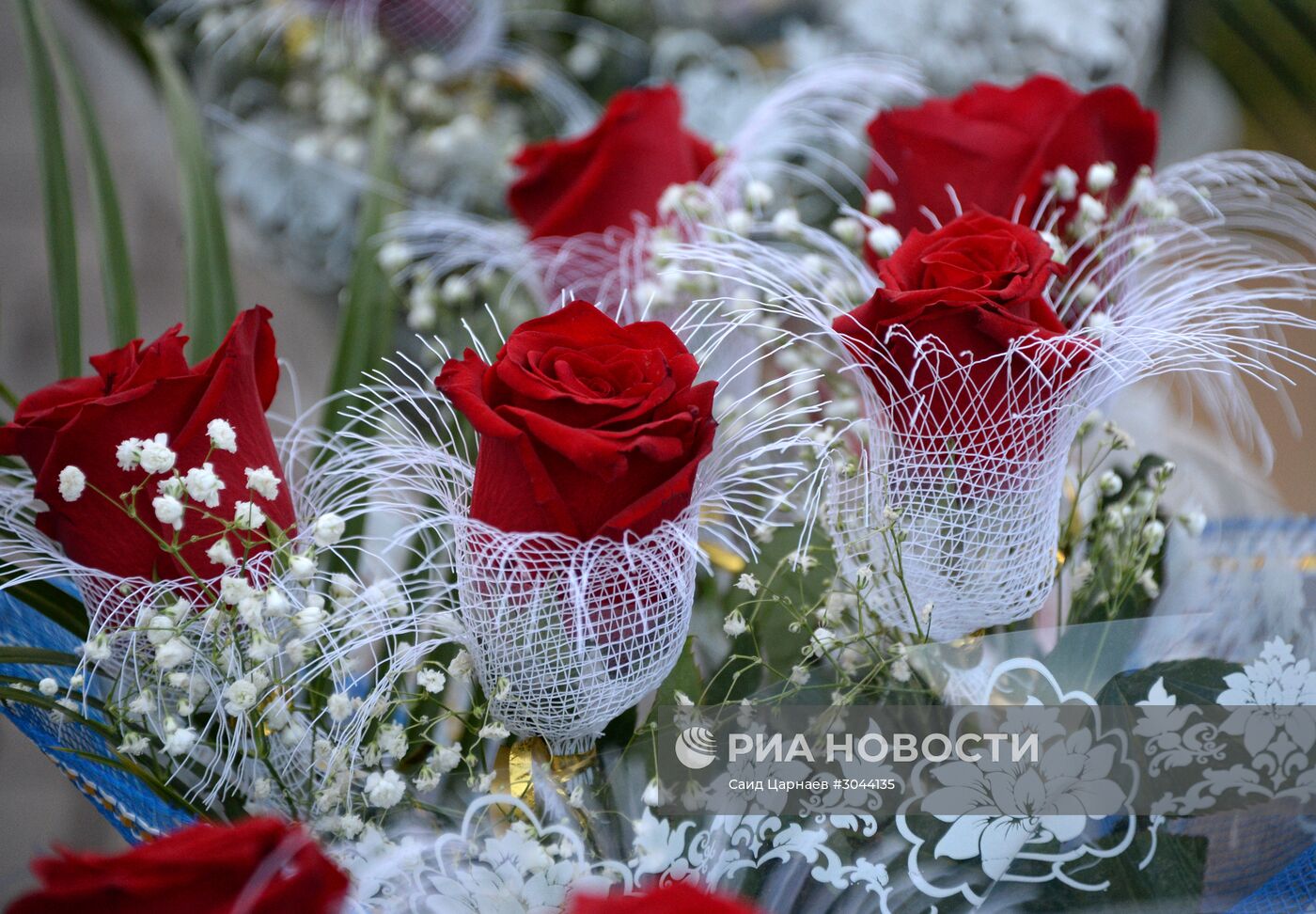 Цветы к 8 Марта в Грозном