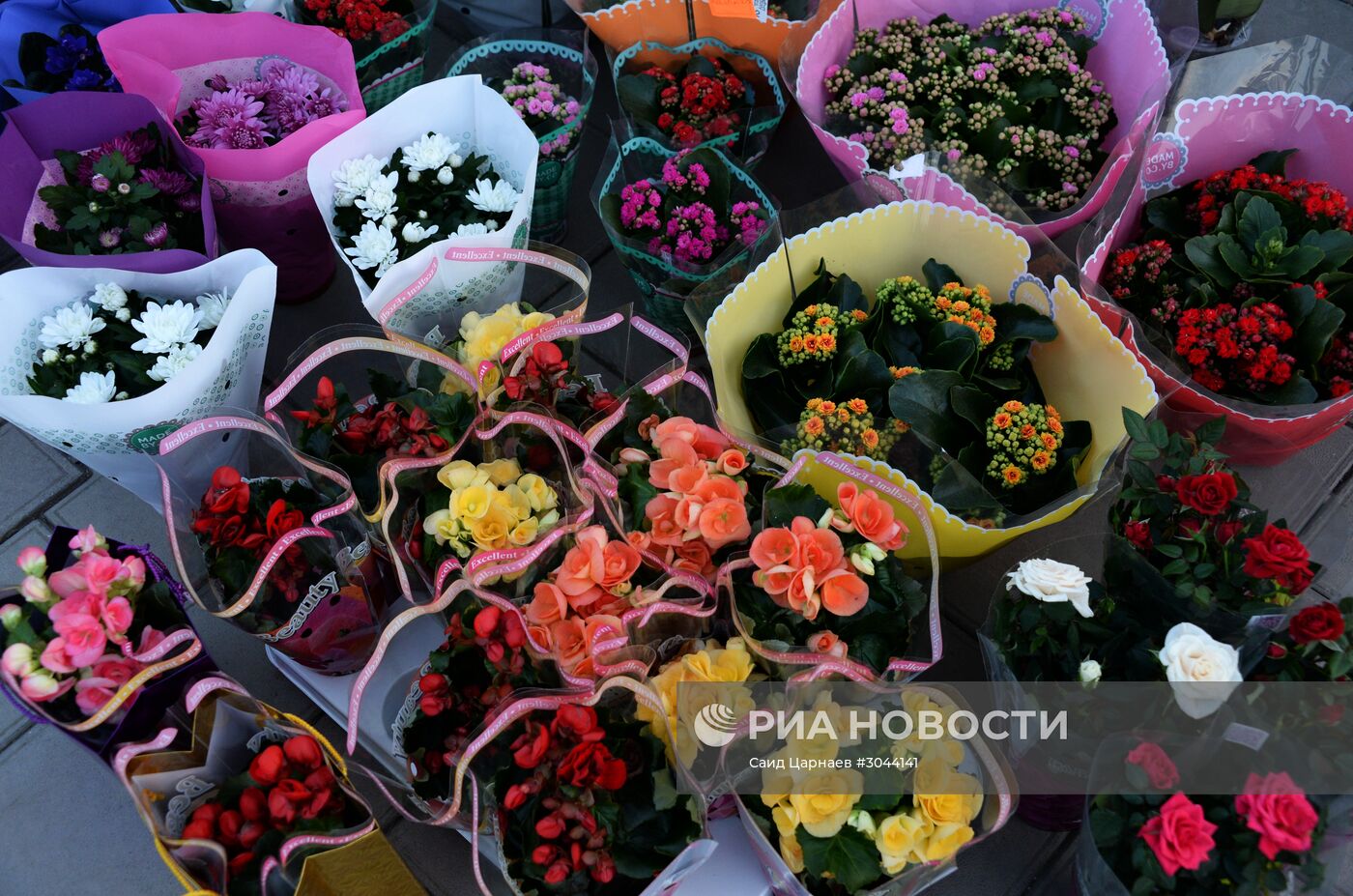 Цветы к 8 Марта в Грозном