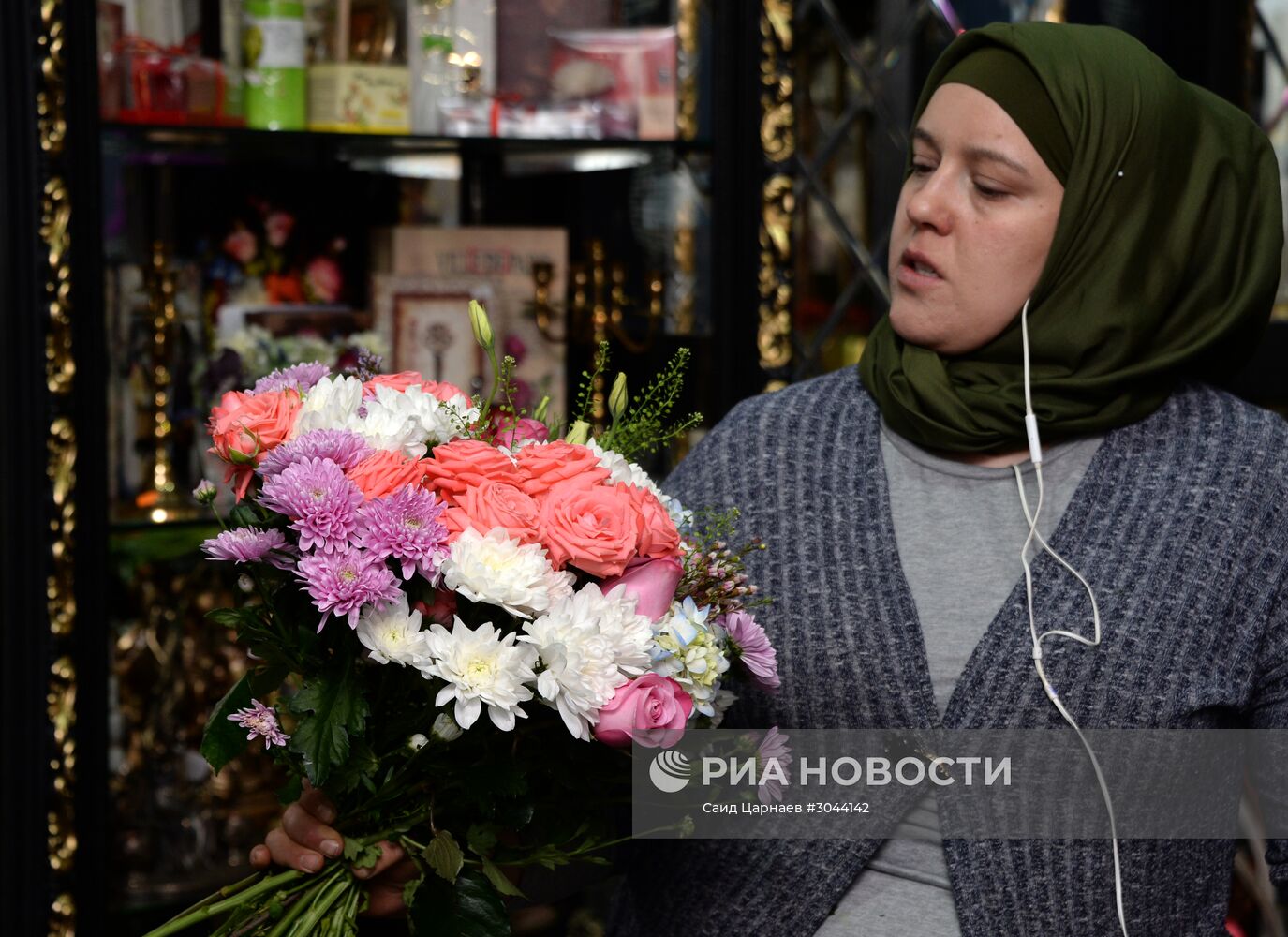 Цветы к 8 Марта в Грозном