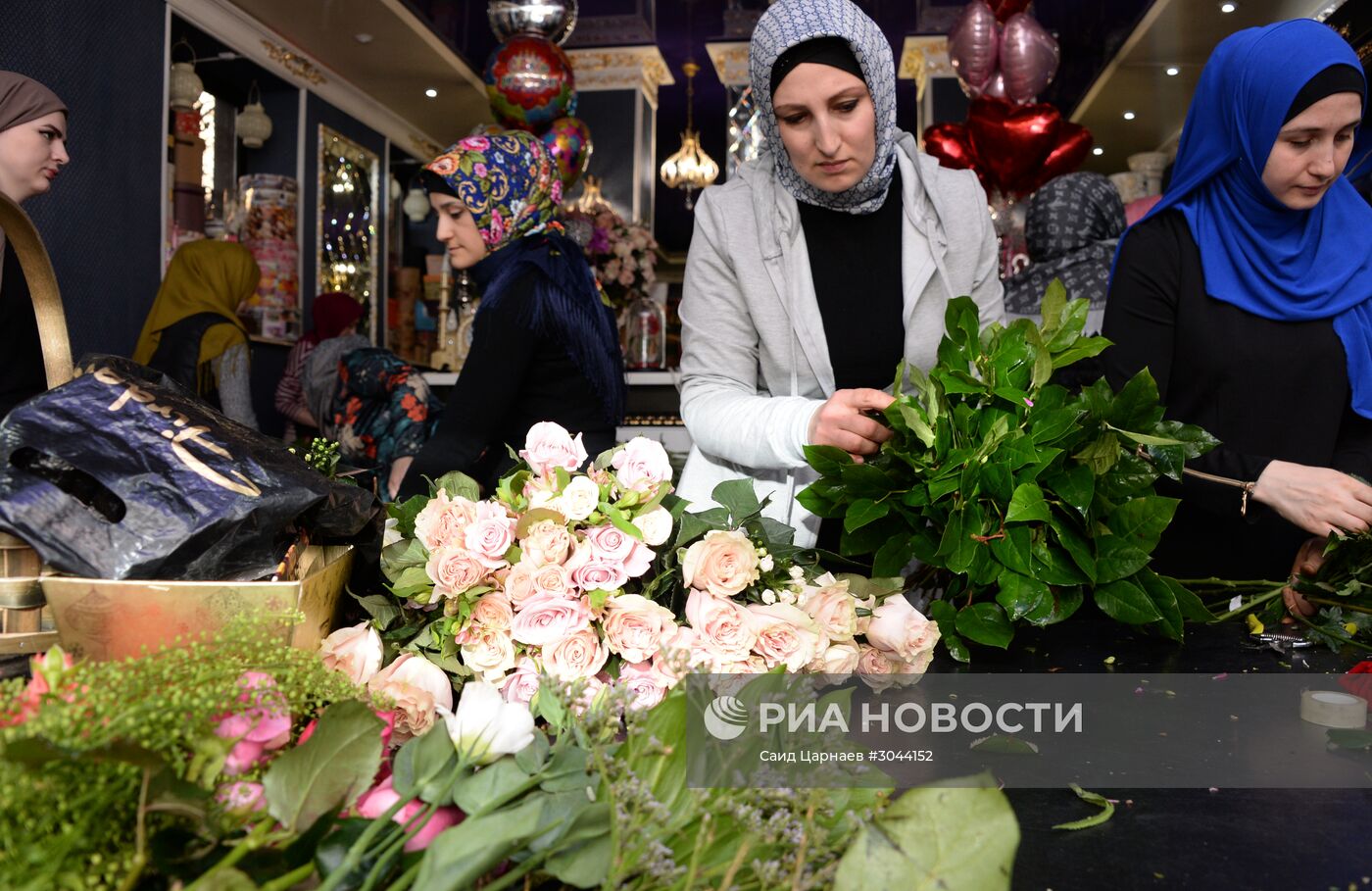 Цветы к 8 Марта в Грозном