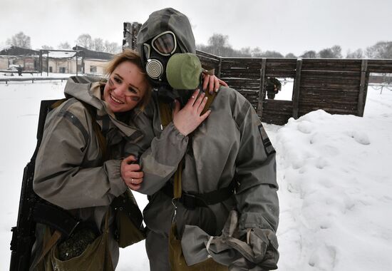 Конкурс красоты "Макияж под камуфляж"