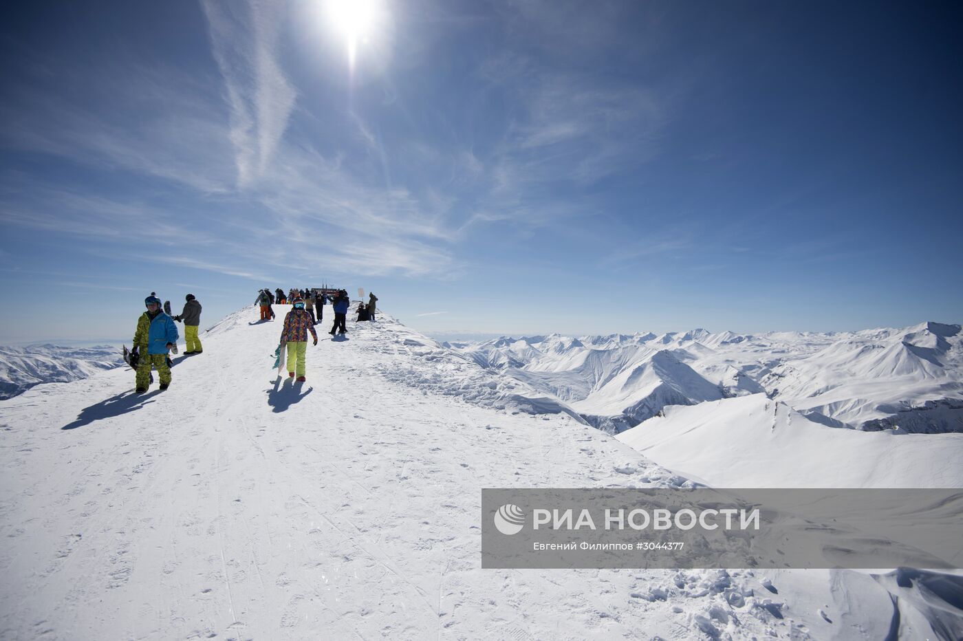 Горнолыжный курорт Гудаури в Грузии