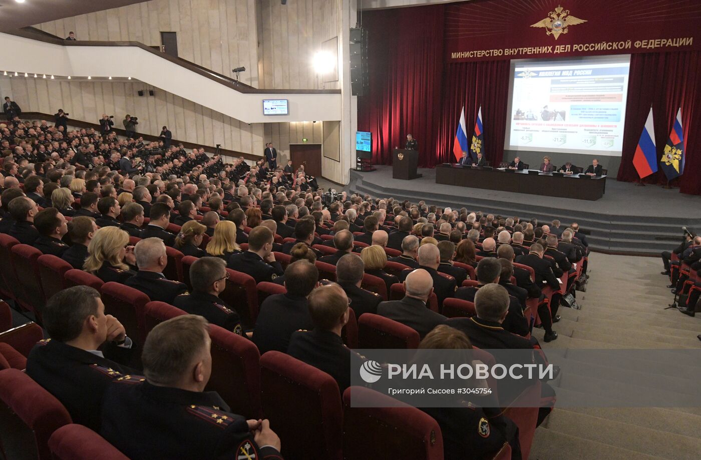 Заседание коллегии МВД России