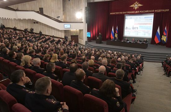 Заседание коллегии МВД России
