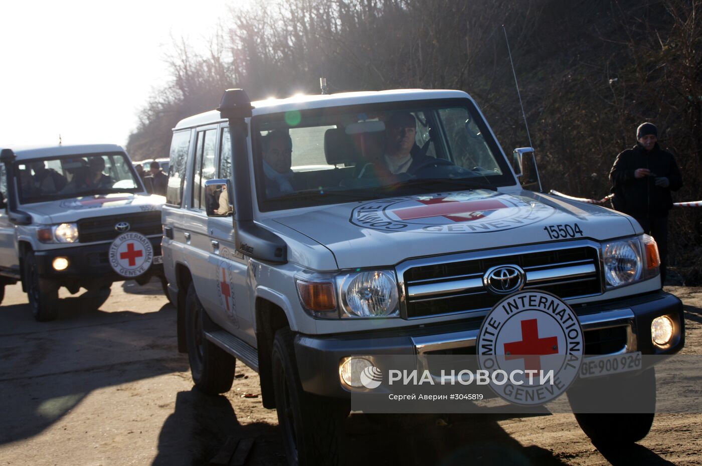 Президент Международного комитета Красного Креста Петер Маурер посетил станицу Луганская