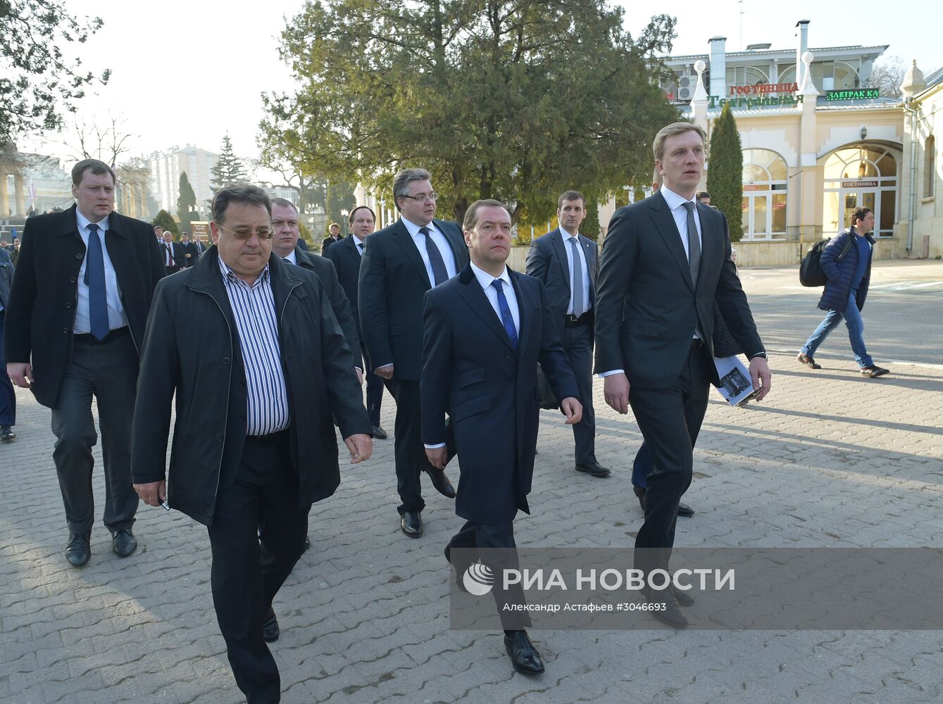 Рабочая поездка премьер-министра РФ Д. Медведева в СКФО