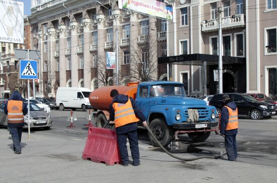 Весна в Донецке
