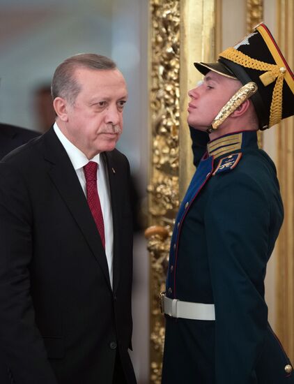 Президент РФ В. Путин принял участие в заседании Совета сотрудничества высшего уровня между РФ и Турцией