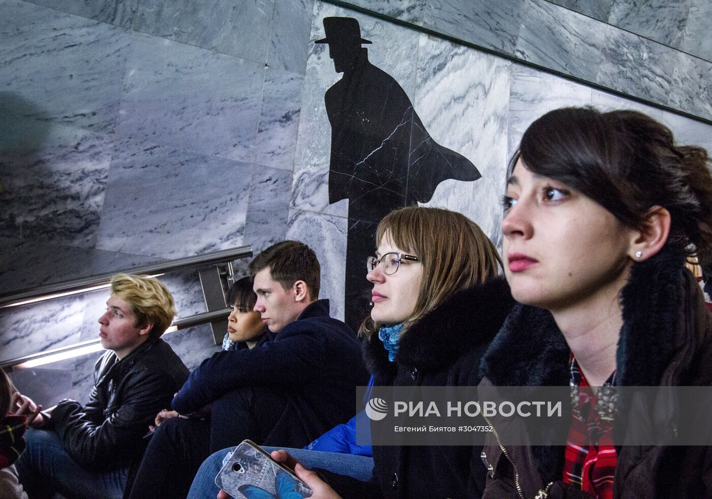 Акция "Ночь балета" в московском метро